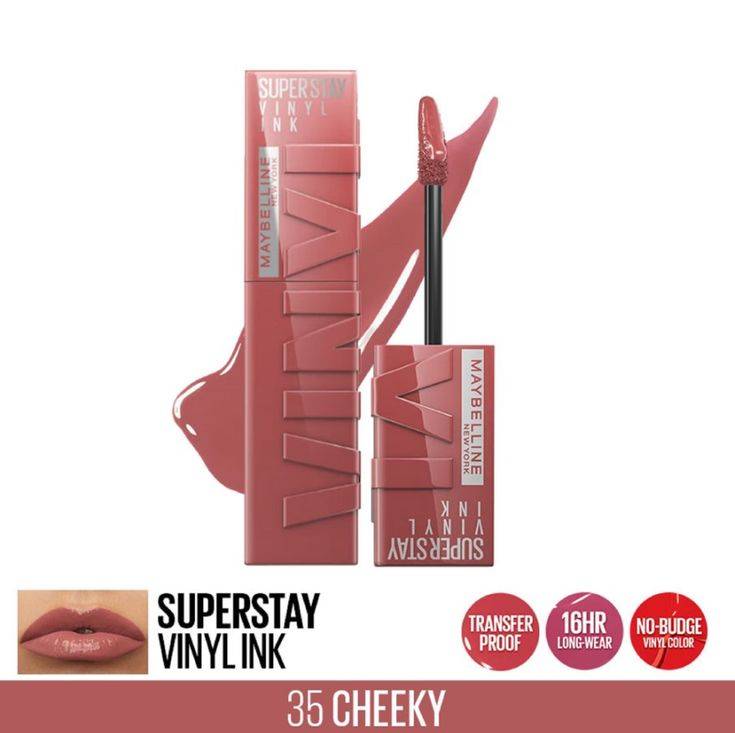 Maybelline New York Super Stay Vinyl Ink Liquid Lipstick - Witty product image