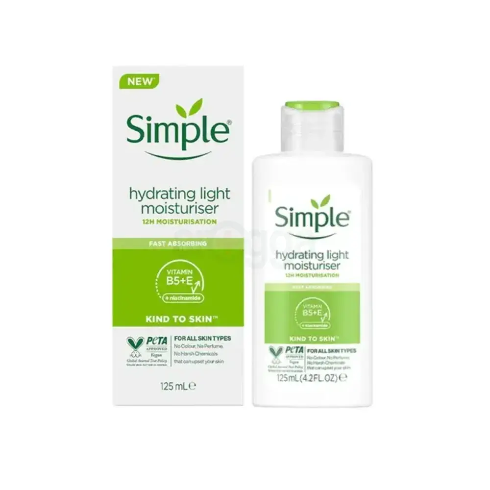 Simple Kind to Skin Hydrating Light Moisturiser 125 gm Buy And Get La Famme Nailpolish product image