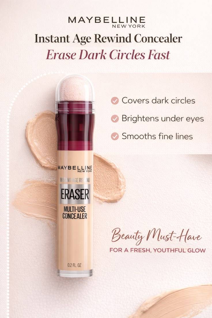 Maybelline Instant Age Rewind Eraser Dark Circles Treatment Concealer 122 Sand product image