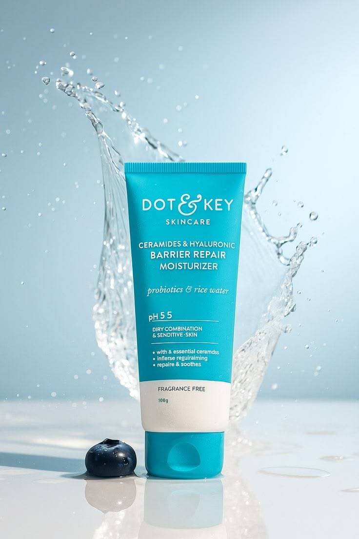 Dot & Key Barrier Repair Face Moisturizer with Ceramides & Hyaluronic Acid 100gm product image