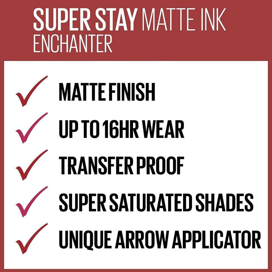 Maybelline New York Super Stay Matte Ink Liquid Lipstick - 380 Enchanter product image