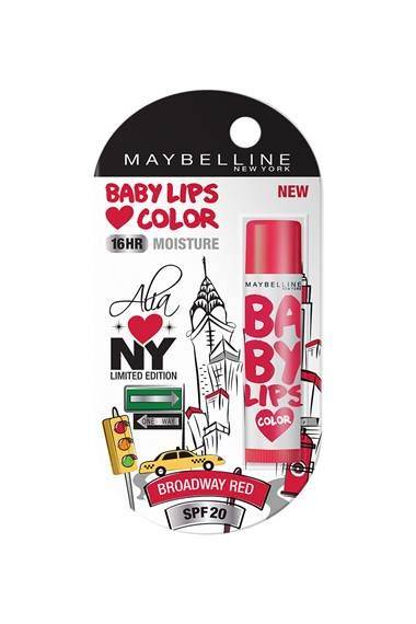 Maybelline Baby Lips Color 16 Hr Moisture SPF 20 Lip Balm Broadway Red product image
