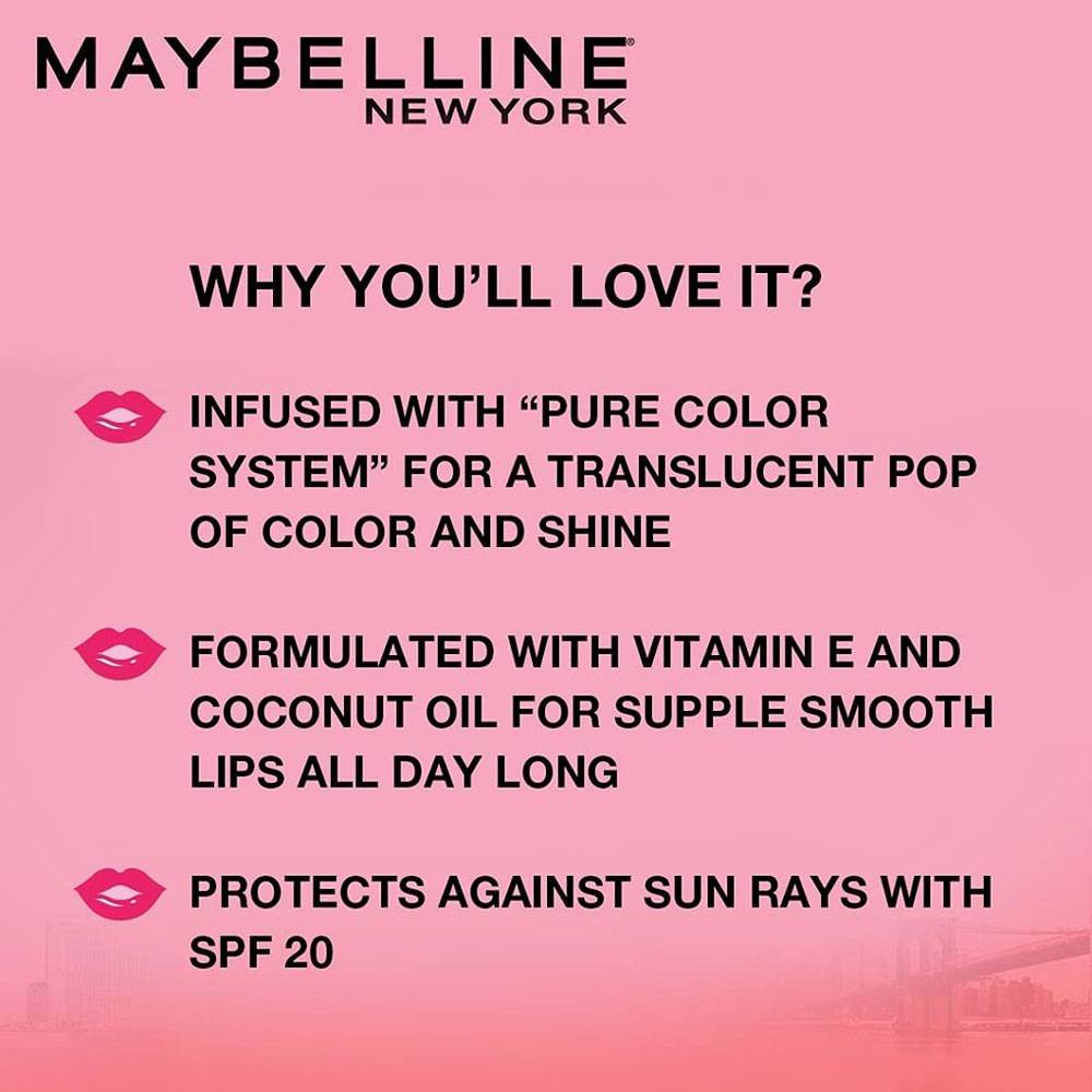 Maybelline Baby Lips Color 16 Hr Moisture SPF 20 Lip Balm Broadway Red product image