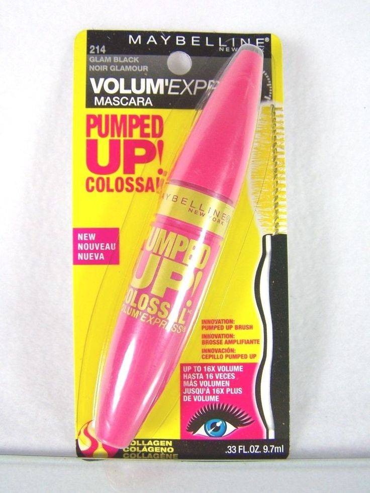 Maybelline Pumped Up Colossal Volum' Express Mascara Glam Black 214 product image