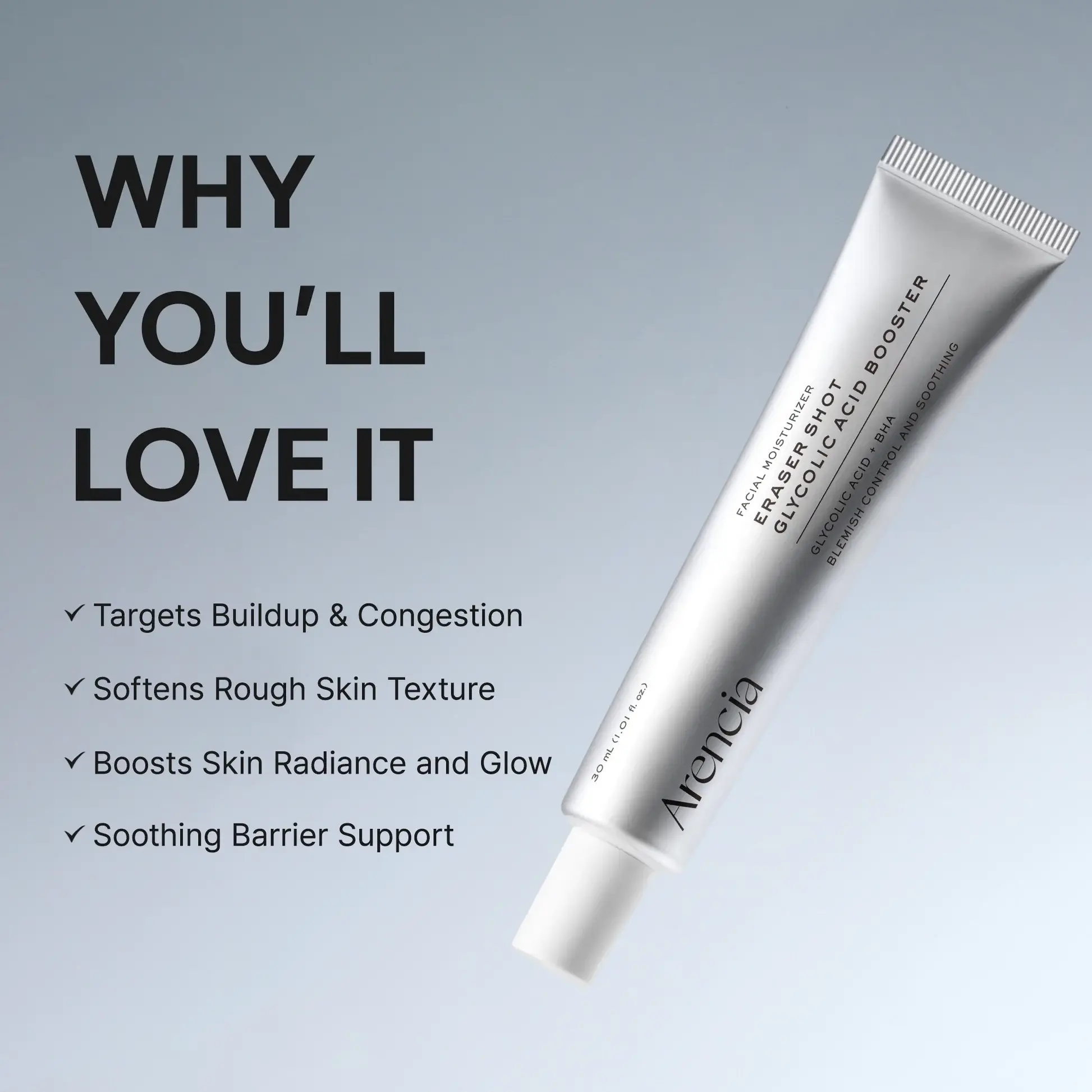 ARENCIA Eraser Shot Glycolic Acid Booster 30ml product image