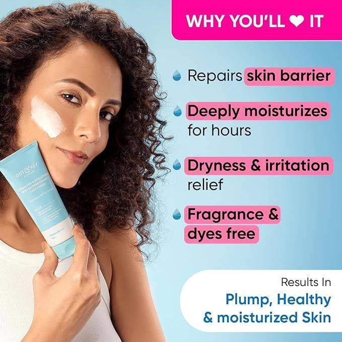 Dot & Key Barrier Repair Face Moisturizer with Ceramides & Hyaluronic Acid 100gm product image