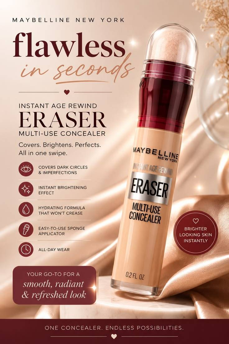 Maybelline Instant Age Rewind Eraser Dark Circles Treatment Concealer 122 Sand product image