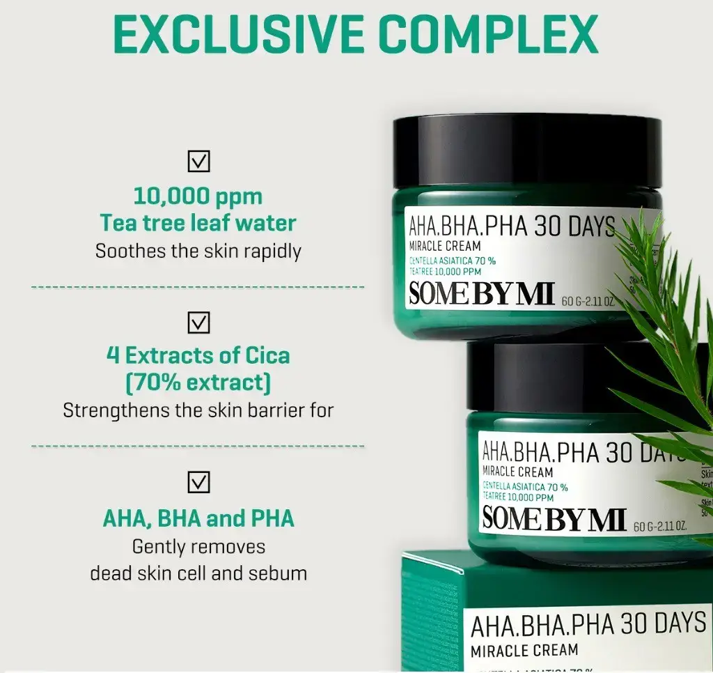 SOME BY MI AHA BHA PHA 30 Days Miracle Cream 60g product image