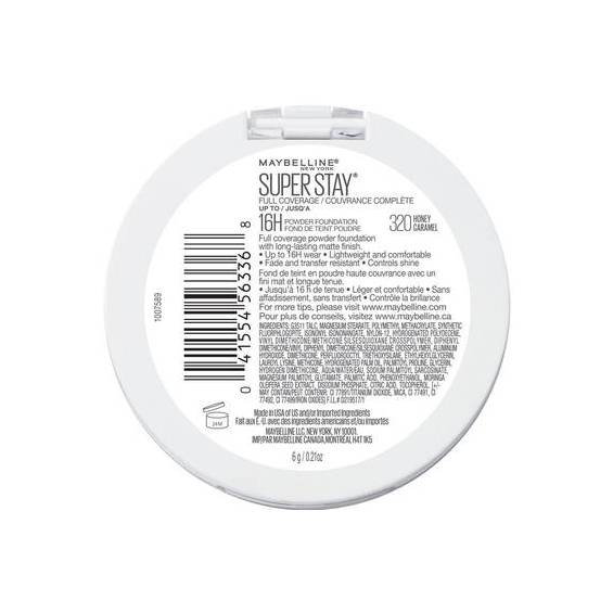 Maybelline Super Stay Full Coverage Powder Foundation Honey 320 product image
