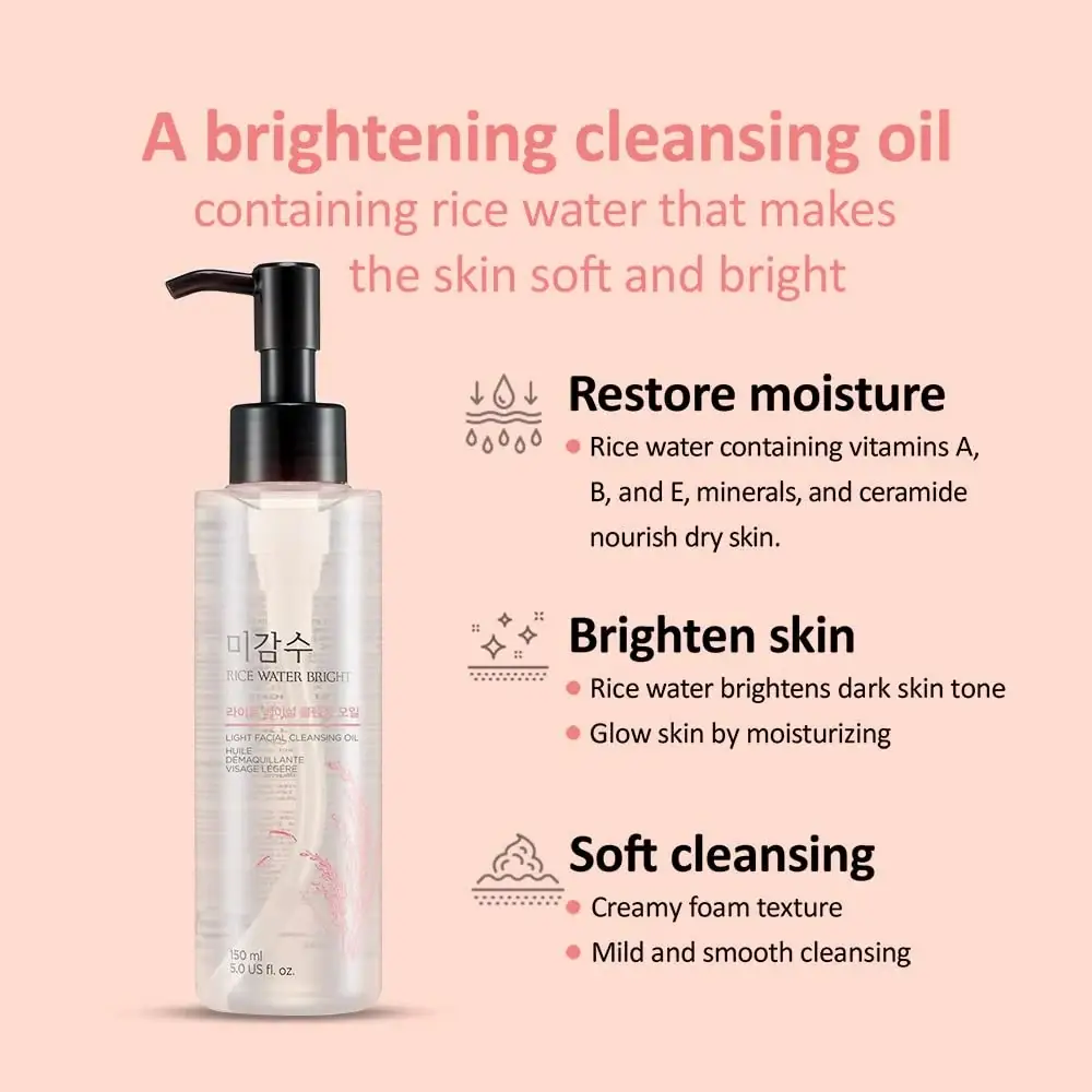 The Face shop rice water bright light cleansing oil 150ml product image