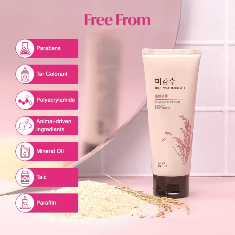 The Face Shop Rice Water Bright Foaming Cleanser 150 ml product image