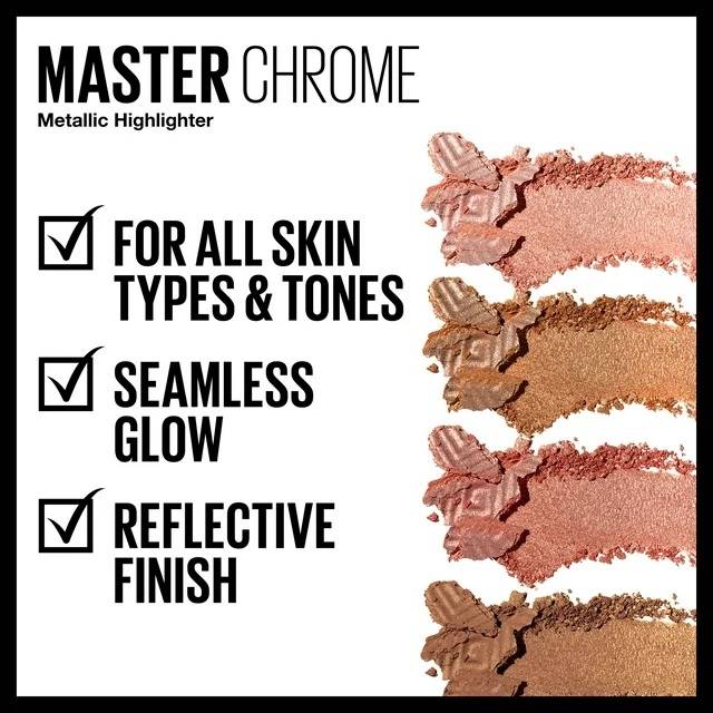 Maybelline New York Master Chrome Facestudio Highlighter- Molten Gold product image