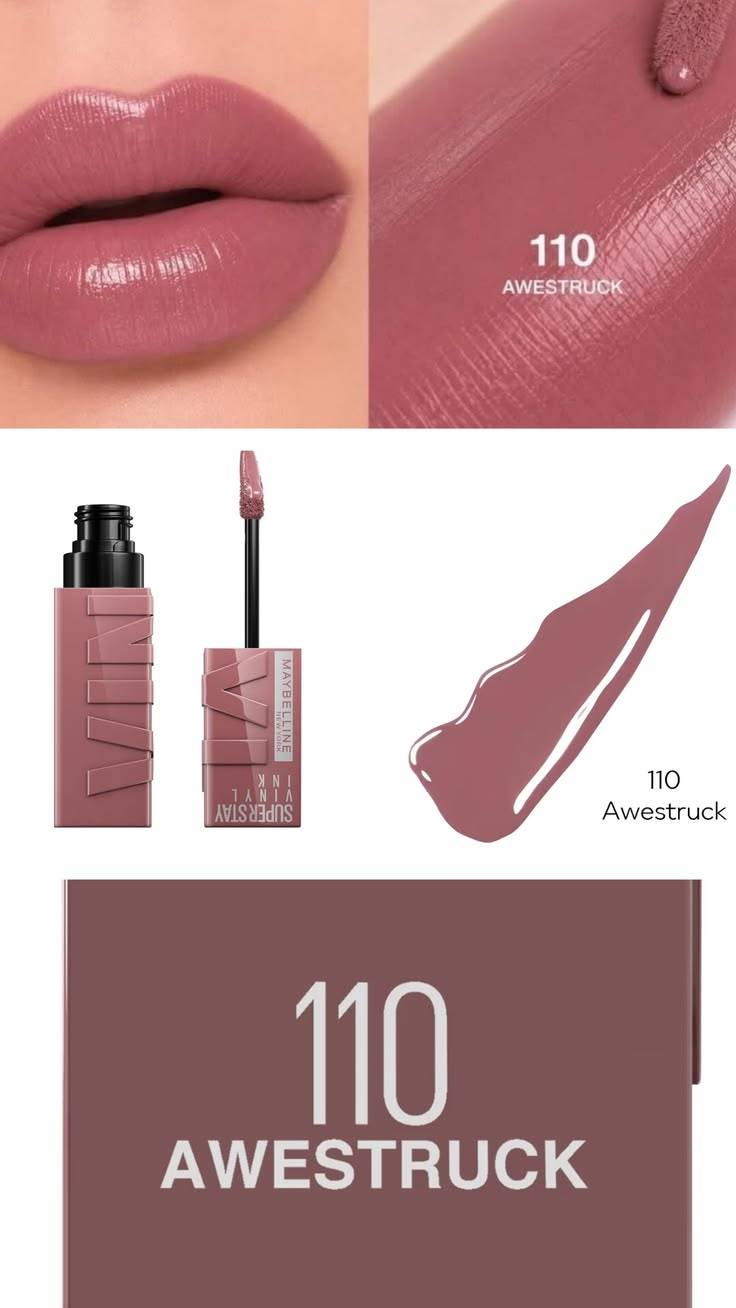 Maybelline New York Superstay Vinyl Ink Liquid Lipstick 110-awestruck product image