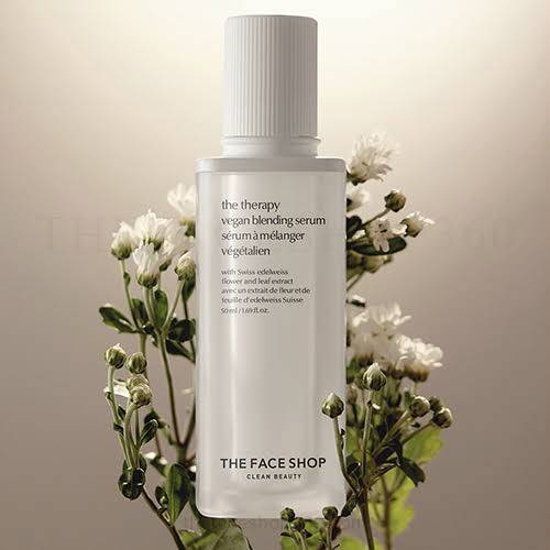 The Face Shop Rice Water Bright Foaming Cleanser 150ml & THE FACE SHOP The Therapy Vegan Blending Serum 20ml product image
