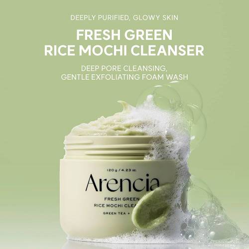 ARENCIA Fresh Green Rice Mochi Cleanser 120g product image