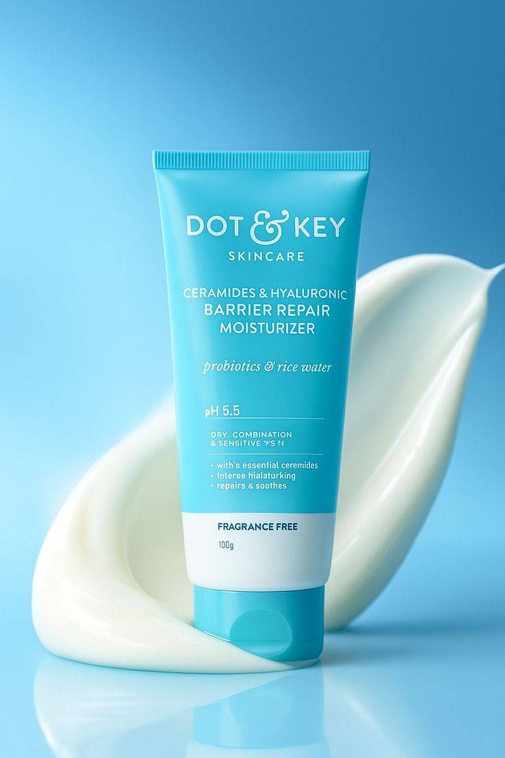 Dot & Key Barrier Repair Face Moisturizer with Ceramides & Hyaluronic Acid 100gm product image