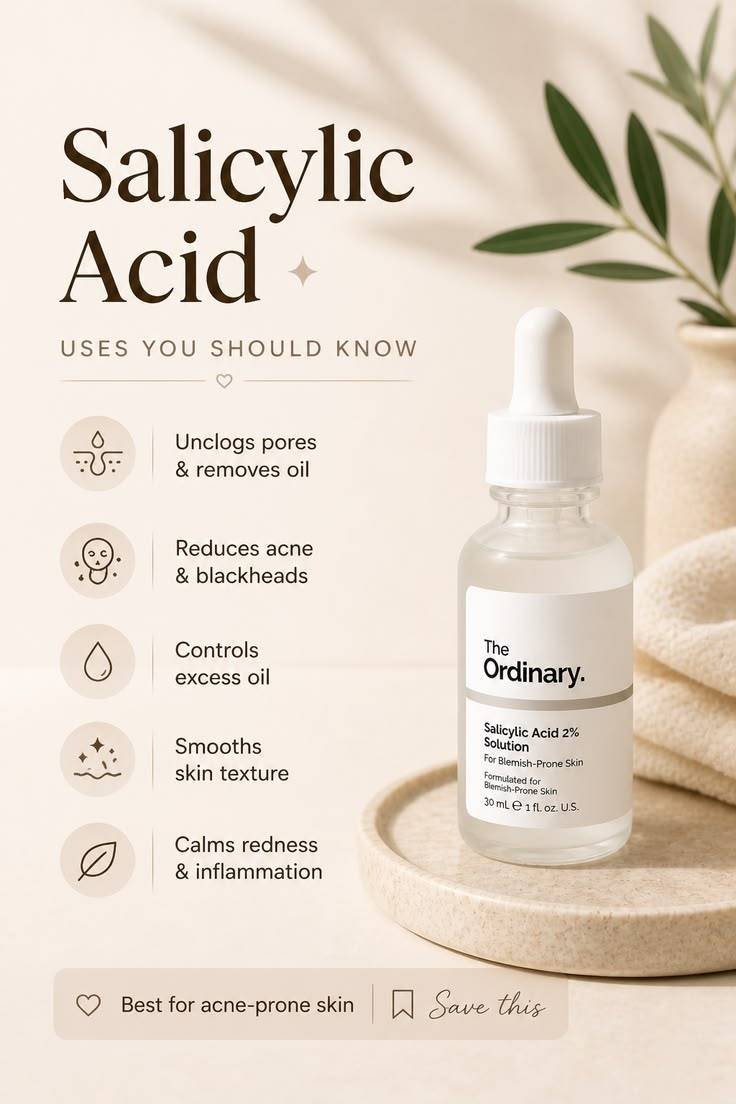 The Ordinary Salicylic Acid 2% Solution for Blemish Prone Skin 30ml product image