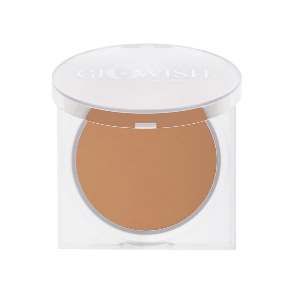 Huda Beauty GloWish Luminous Pressed Powder -O5 MEDIUM TAN