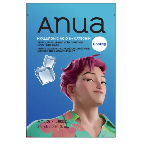 ANUA KDH Hyaluronic Acid 8 Catechin Cool Slim Mask 24ml - Anua product in Bangladesh