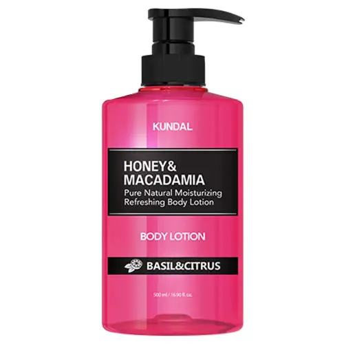 KUNDAL Honey & Macadamia Body Lotion (Basil & Citrus)