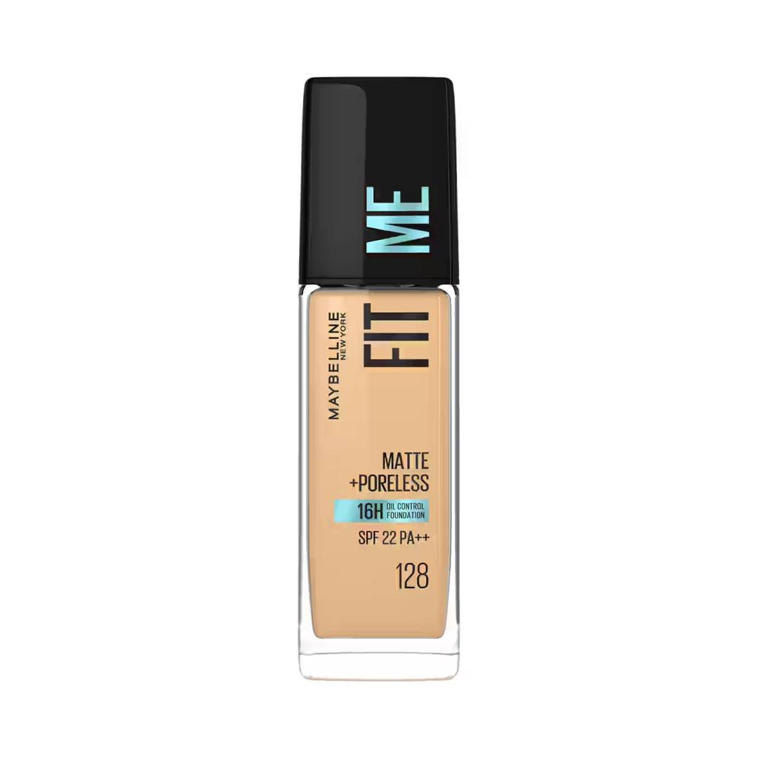 Maybelline Fit Me Matte + Poreless Foundation- Warm Nude 128