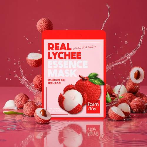 FARM STAY Real Lychee Essence Mask 23ml - Farmstay product in Bangladesh