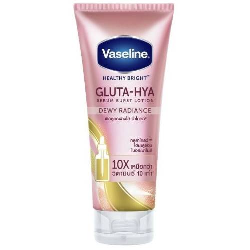 Vaseline Healthy Bright Gluta Hya Serum Burst Dewy Radiance Lotion 290ml - Vaseline product in Bangladesh