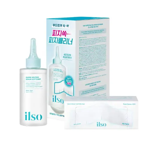 Ilso Super Melting Sebum Softener Special Set (Cotton pad 40pcs) (Water Type)