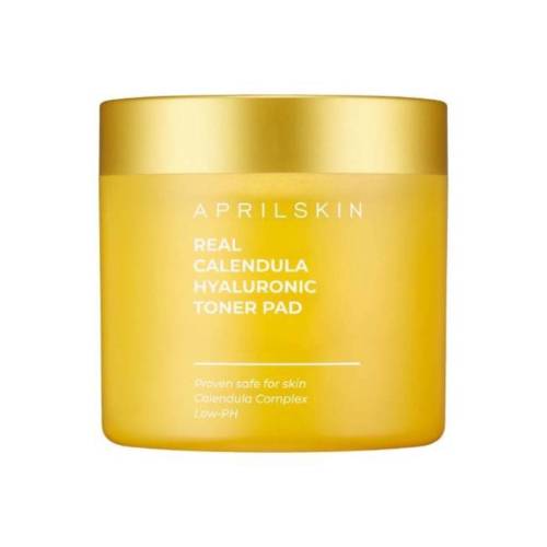 APRILSKIN Real Calendula Hyaluronic Toner Pad (60pcs) - APRILSKIN product in Bangladesh