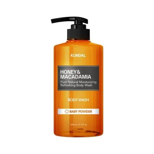 KUNDAL Nature Honey & Macadamia Natural Moisturizing Body Wash (Baby Powder)